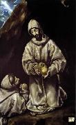 GRECO, El St Francis and Brother Leo Meditating on Death oil painting picture wholesale